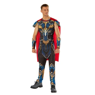 Afbeelding van Rubie&#039;s 301360STD000 301360STD Thor Love &amp; Thunder Deluxe herenkostuum, meerkleurig, standaard