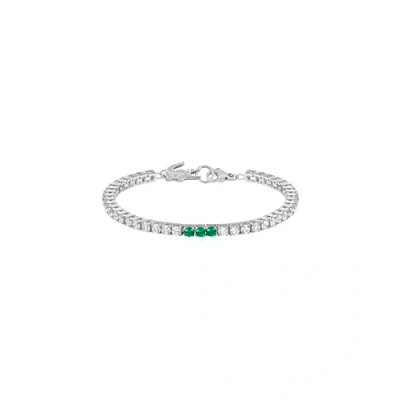 Afbeelding van Lacoste Damesarmband DUCHESS collectie met kristallen 2040278, één maat, Roestvrij staal, Geen edelsteen, edelsteen