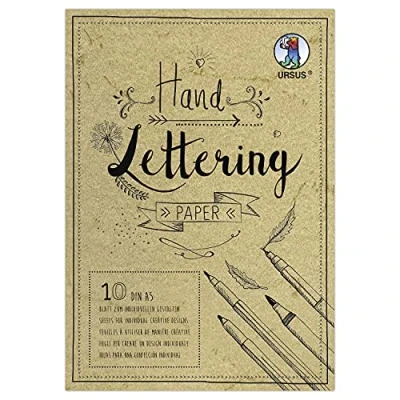 Afbeelding van Handlettering Papier Olifant huid Chamois, A5