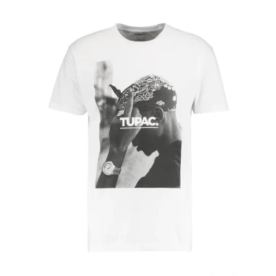Afbeelding van Mister Tee Tshirt print, Heren, Maat: Small, White