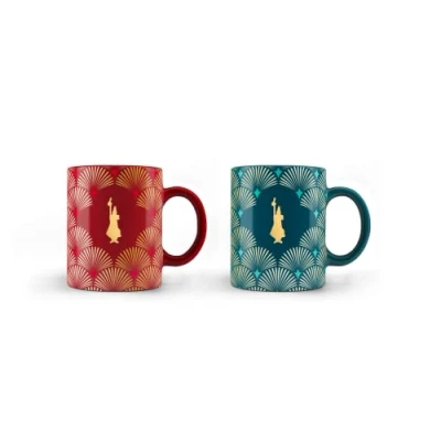 Afbeelding van Bialetti Set van 2 decoratieve mokken Glamour, porselein, 330 ml