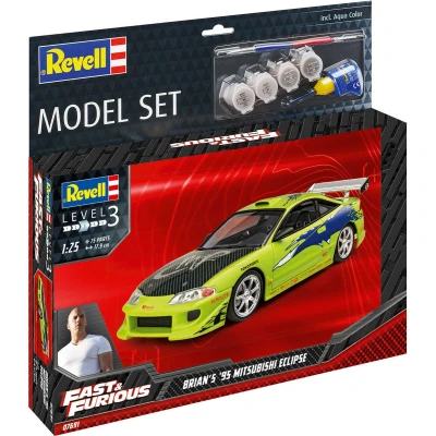 Afbeelding van Revell Model Set F&amp;F Brian&#039;s 1995 Mitsubishi Eclipse