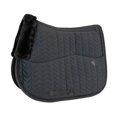 Image de Kentucky Tapis de Selle Skin Friendly velours Saut Noir Full