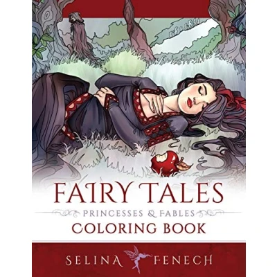 Afbeelding van Fantasy Coloring by Selina Fairy Tales, Princesses, and Fables Book