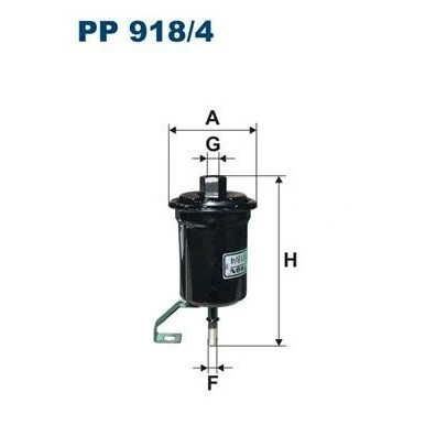 Afbeelding van FILTRON PP 918/4 Brandstoffilter Pijpfilter 8 TOYOTA: Avensis I Saloon