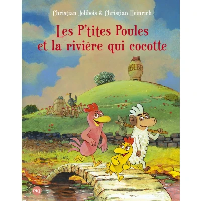 Afbeelding van Les p&#039;tites poules,18:les poules et la riviere