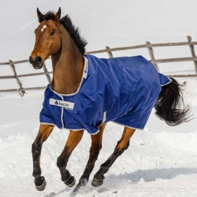 Afbeelding van Bucas Atlantic Turnout 400g Navy Bovenlengte: 165 cm &amp; Onderlengte: 213