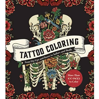 Afbeelding van Chartwell Coloring Books Tattoo