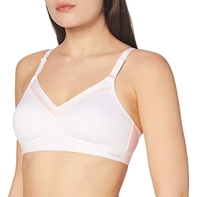 Image de Triumph Femme Soutien gorge de sport sans armatures Triaction Free Motion N Ex, Blanc., 95D