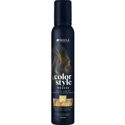 Afbeelding van Indola Profession Color Style Honey Blonde Mousse 200ml Kleur Opfrissen
