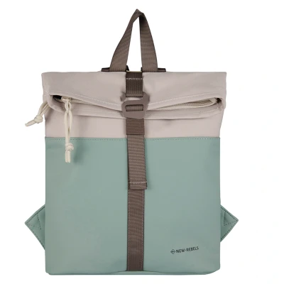 Afbeelding van New Rebels Backham Los Angeles Salie Groen 7L Rolltop Rugzak Waterafstotend