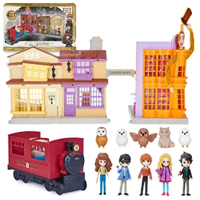 Afbeelding van Harry Potter Deluxe Diagon Alley &amp; Hogwarts express speelset