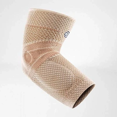 Afbeelding van Bauerfeind Epitrain elleboogbandage beige maat 4 natuur