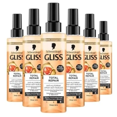 Afbeelding van Gliss Kur Total Repair Anti Burdock Spray, 6 stuks, 200 ml