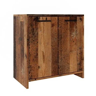 Afbeelding van Vicco Wastafelonderkast Kiko, Eiken rustiek, 58 x 60 cm