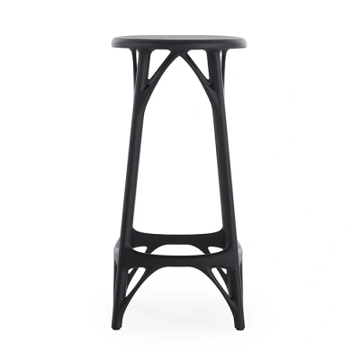 Afbeelding van Kartell A.I. Stool Light H65 Zwart Pot Interieur