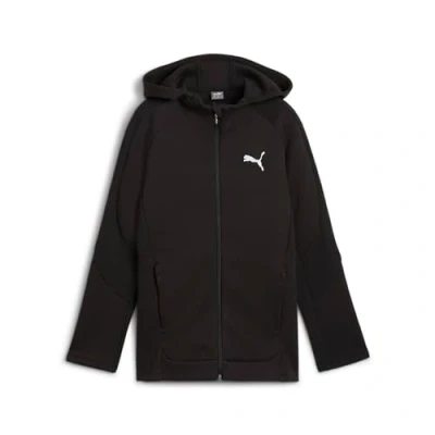 Afbeelding van Puma Evostripe Hoodie Sweater met rits voor kinderen, Maat: 128, Black
