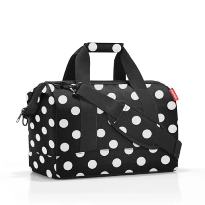 Afbeelding van Reisenthel Travelling Allrounder M leo dots white Weekendtas