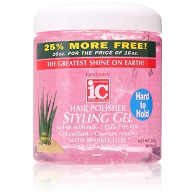 Afbeelding van Fantasia IC Hair Polisher Styling Gel With Sparkles Lites 454 gr