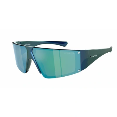 Afbeelding van Arnette Saturnya Zonnebril, Heren, Maat: 69, Alumina light blue