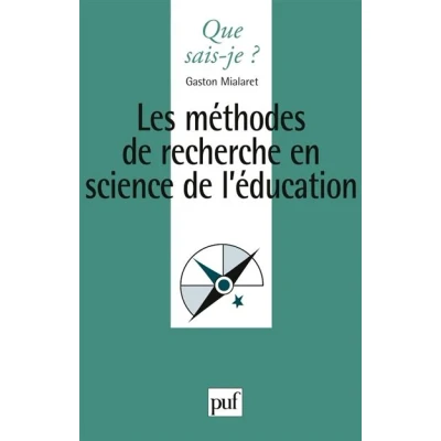Image de Les méthodes de recherche en sciences l&#039;éducation