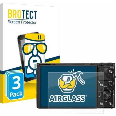 Afbeelding van BROTECT Screenprotector voor Sony Cyber Shot DSC RX100 VII Folie Beschermfolie Beschermglas transparant (3 Stuks)