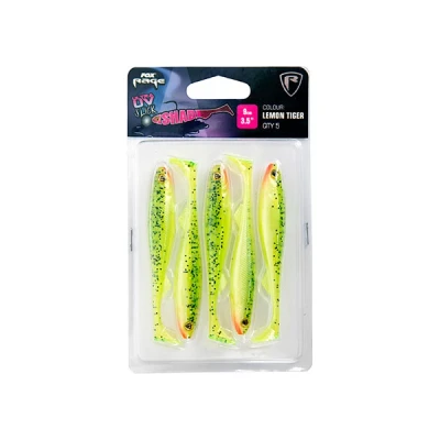 Afbeelding van Fox Rage Slick Shad Lemon Tiger Ultra UV Packs 11cm 4pcs