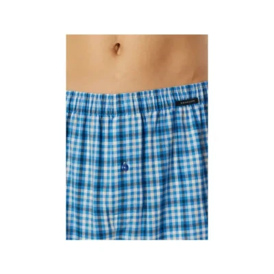 Afbeelding van Schiesser Shorts /Pants 2 stuks geweven ruit meerkleurig Boxershorts multipack