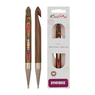 Afbeelding van KnitPro Symfonie Afghaans Tunische haaknaalden 12.00mm.