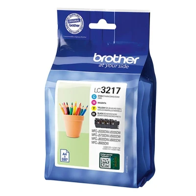 Image de Brother LC3217 Cartouche Lot de 4