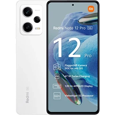 Afbeelding van Xiaomi Redmi Note 12 Pro 16,9 cm (6,67 inch) Dual SIM Android 5G USB Type C 8GB 128GB 5000mAh wit
