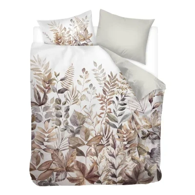 Afbeelding van Snoozing Rowan Flanel Dekbedovertrek Tweepersoons 200x200/220 cm Zand