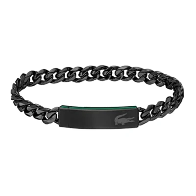 Afbeelding van Lacoste Baseline Armband, Heren, Maat: One Size, Schwarz