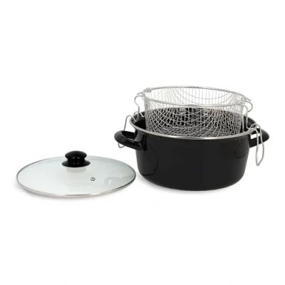 Image de Util&#039;home 3645580 friteuse acier noir 26 cm