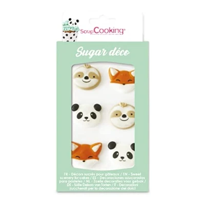 Afbeelding van ScrapCooking Sugar Decorations Sweet Animals Set/6