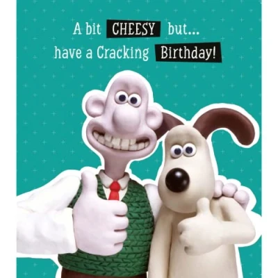Afbeelding van Wallace &amp; Gromit Verjaardagskaart voor iedereen, verjaardagskaart, officiële kaart