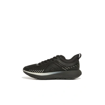 Afbeelding van Fitflop Runner Sneakers laag, Dames, Maat: 37, Black Kunststof