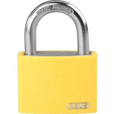 Afbeelding van ABUS T65AL beschrijfbaar hangslot met 2 sleutels Geel
