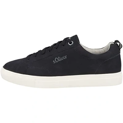Afbeelding van s.Oliver Sneakers laag, Heren, Maat: 42, Navy Hoogwaardig imitatieleer