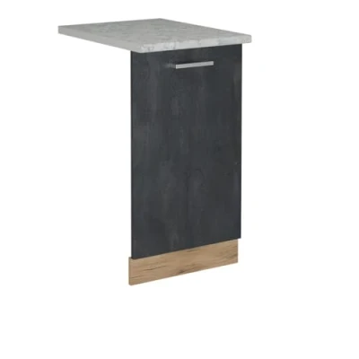 Afbeelding van Vicco Paravent de lave vaisselle R Line Noir Béton 45 cm AP Marbre