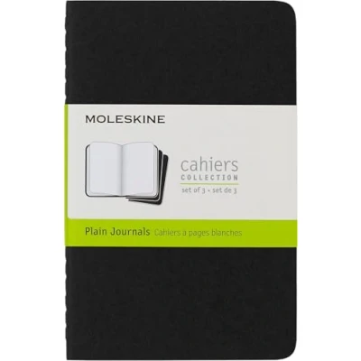 Afbeelding van Schrift Moleskine 90 x 140 mm blanco 240blz 70gr zwart