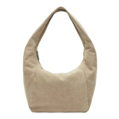 Afbeelding van LIEBESKIND BERLIN Schoudertas Farrah Denim Hobo Bag Beige