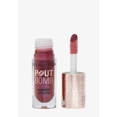 Afbeelding van Makeup Revolution POUT BOMB Shimmer Gloss Lipgloss, Maat: 4.5 ml, Berry lustre