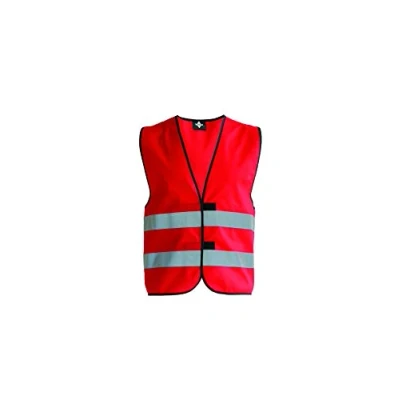 Afbeelding van Korntex Kids ́ Hi Vis Functional Safety Vest Aarhus KX100K Red