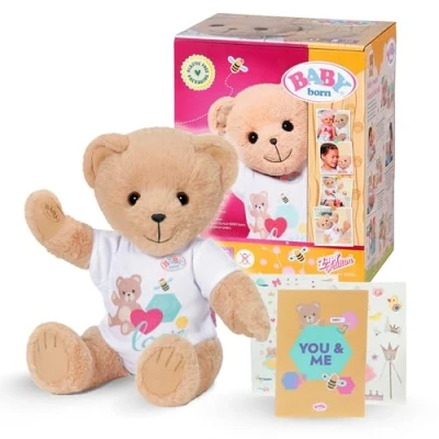 Afbeelding van BABY born Beer Wit Knuffel