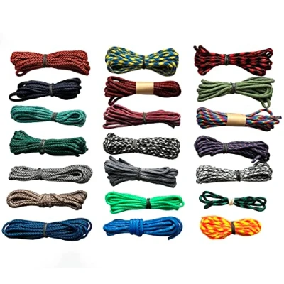 Afbeelding van EdcX 4 mm nylon paracord 550 (15, 30, 50, 60 en 100 m) type III, touw 100% nylon, 7 strengen, in verschillende kleuren