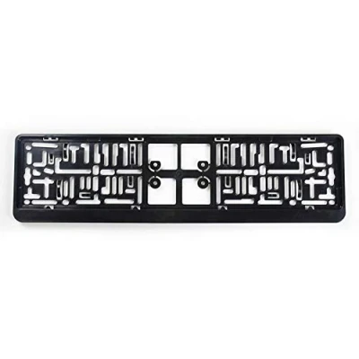 Image de AUTO STYLE Porte plaque synthétique &#039;Click&#039; 52x11cm Noir