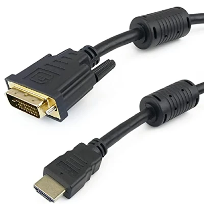 Afbeelding van BeMatik Super HDMI 1.4 kabel A type mannelijk naar DVI D 3 m