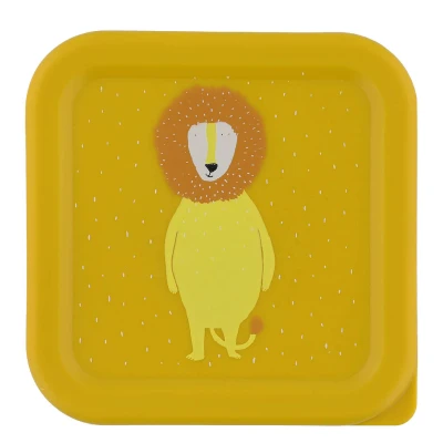 Afbeelding van Trixie Set van 3 snackdoosjes Mr. Lion delige Snackbox Makkelijk te openen Ideaal voor kinderen