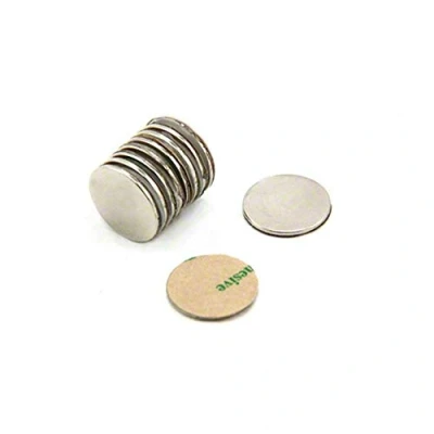 Afbeelding van Magnetastico 10 x Sterke zelfklevende magneet 20 1 mm neodymium N52 magneten met 3M plakband Plakmagneet Magnetische platte kleverige